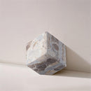  Meridian Block Beige Marble Decorative Cube IMAGE 2
