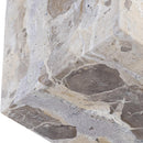  Meridian Block Beige Marble Decorative Cube IMAGE 4