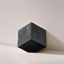  Meridian Block Black Marble Decorative Cube IMAGE 2