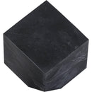  Meridian Block Black Marble Decorative Cube IMAGE 3