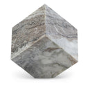  Meridian Block Brown Marble Decorative Cube IMAGE 1