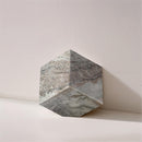  Meridian Block Brown Marble Decorative Cube IMAGE 2