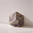  Meridian Block Cherry Marble Decorative Cube IMAGE 2