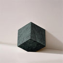  Meridian Block Green Marble Decorative Cube IMAGE 2