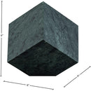  Meridian Block Green Marble Decorative Cube IMAGE 5