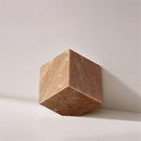 Meridian Block Pink Marble Decorative Cube IMAGE 2