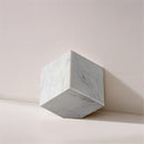  Meridian Block White Marble Decorative Cube IMAGE 2