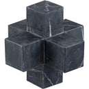  Meridian Jack Black Marble Decorative Jack Object IMAGE 3