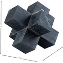  Meridian Jack Black Marble Decorative Jack Object IMAGE 5