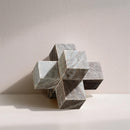  Meridian Jack Brown Marble Decorative Jack Object IMAGE 2