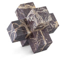  Meridian Jack Cherry Marble Decorative Jack Object IMAGE 1