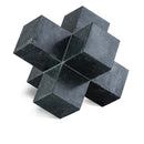  Meridian Jack Green Marble Decorative Jack Object IMAGE 1