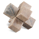  Meridian Jack Pink Marble Decorative Jack Object IMAGE 1