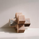  Meridian Jack Pink Marble Decorative Jack Object IMAGE 2