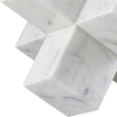  Meridian Jack White Marble Decorative Jack Object IMAGE 4