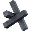  Meridian Stix Black Marble Decorative Object IMAGE 3