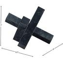  Meridian Stix Black Marble Decorative Object IMAGE 5