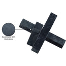  Meridian Stix Black Marble Decorative Object IMAGE 6