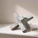  Meridian Stix Brown Marble Decorative Object IMAGE 2