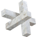  Meridian Stix Brown Marble Decorative Object IMAGE 3