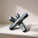  Meridian Stix Panda Marble Decorative Object IMAGE 2