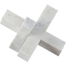  Meridian Stix White Marble Decorative Object IMAGE 3
