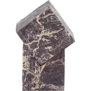  Meridian Quad Cherry Marble Decorative Cube IMAGE 3