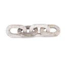  Meridian Lynx Beige Marble Decorative Chain Links IMAGE 1