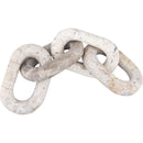  Meridian Lynx Beige Marble Decorative Chain Links IMAGE 3