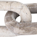  Meridian Lynx Beige Marble Decorative Chain Links IMAGE 4