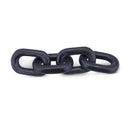  Meridian Lynx Black Marble Decorative Chain Links IMAGE 1