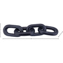  Meridian Lynx Black Marble Decorative Chain Links IMAGE 5