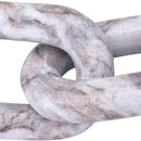 Meridian Lynx Brown Marble Decorative Chain Links IMAGE 4