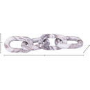  Meridian Lynx Brown Marble Decorative Chain Links IMAGE 5