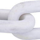  Meridian Lynx White Marble Decorative Chain Links IMAGE 4