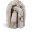  Meridian Arco Beige Marble 3 pc Decorative Object IMAGE 1