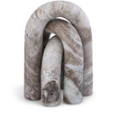  Meridian Arco Brown Marble 3 pc Decorative Object IMAGE 1