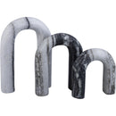  Meridian Arco Panda Marble 3 pc Decorative Object IMAGE 3