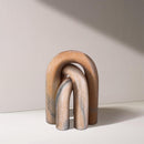  Meridian Arco Pink Marble 3 pc Decorative Object IMAGE 2