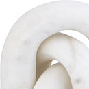  Meridian Arco White Marble 3 pc Decorative Object IMAGE 4