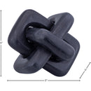  Meridian Bond Black Marble Decorative Knot IMAGE 5