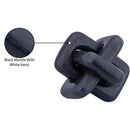  Meridian Bond Black Marble Decorative Knot IMAGE 6