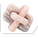  Meridian Bond Pink Marble Decorative Knot IMAGE 5