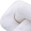  Meridian Bond White Marble Decorative Knot IMAGE 4