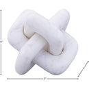  Meridian Bond White Marble Decorative Knot IMAGE 5