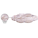  Meridian Rimini Beige Clover Shaped Marble Tray IMAGE 6