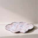  Meridian Rimini Brown Clover Shaped Marble Tray IMAGE 2