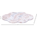  Meridian Rimini Brown Clover Shaped Marble Tray IMAGE 5