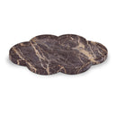  Meridian Rimini Cherry Clover Shaped Marble Tray IMAGE 1