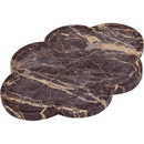  Meridian Rimini Cherry Clover Shaped Marble Tray IMAGE 3